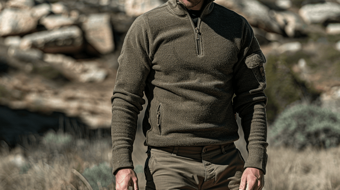 1/4 Zip Sweaters - GoMilitar