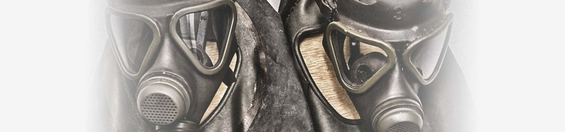 Vintage gas masks