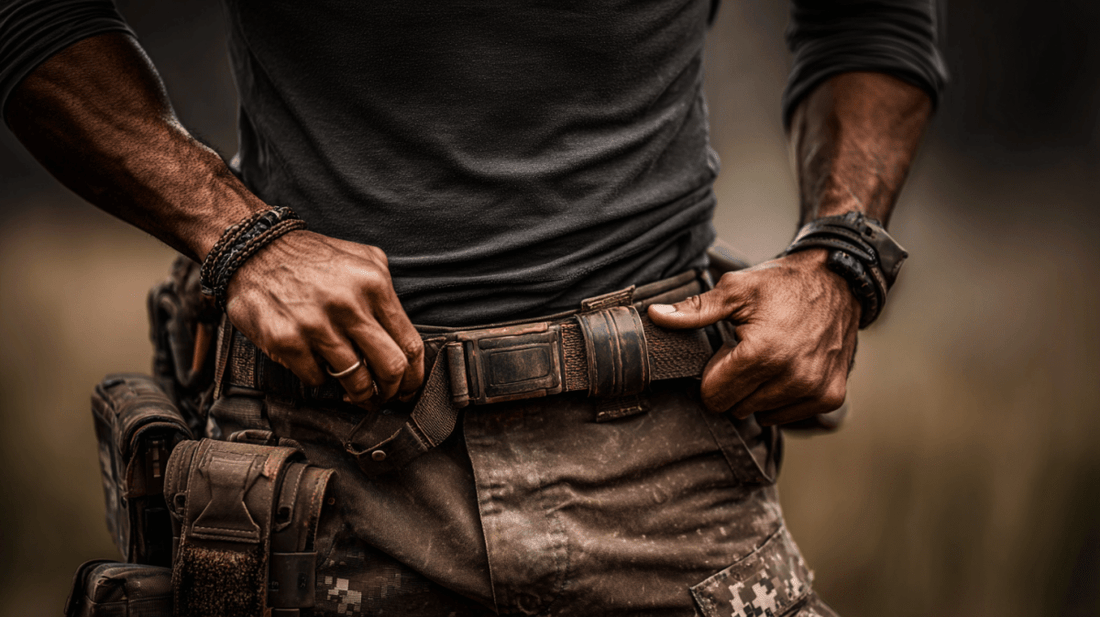Surplus Leather Webbing Belts - GoMilitar