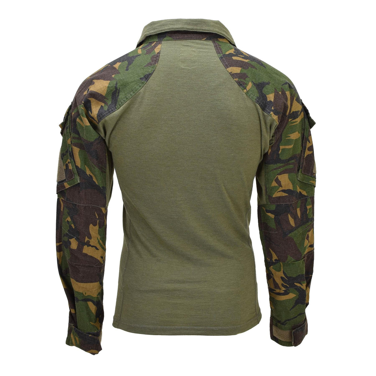 Oryginalna holenderska koszula wojskowa bojowa Field Top Quarter Zip w kamuflażu DPM