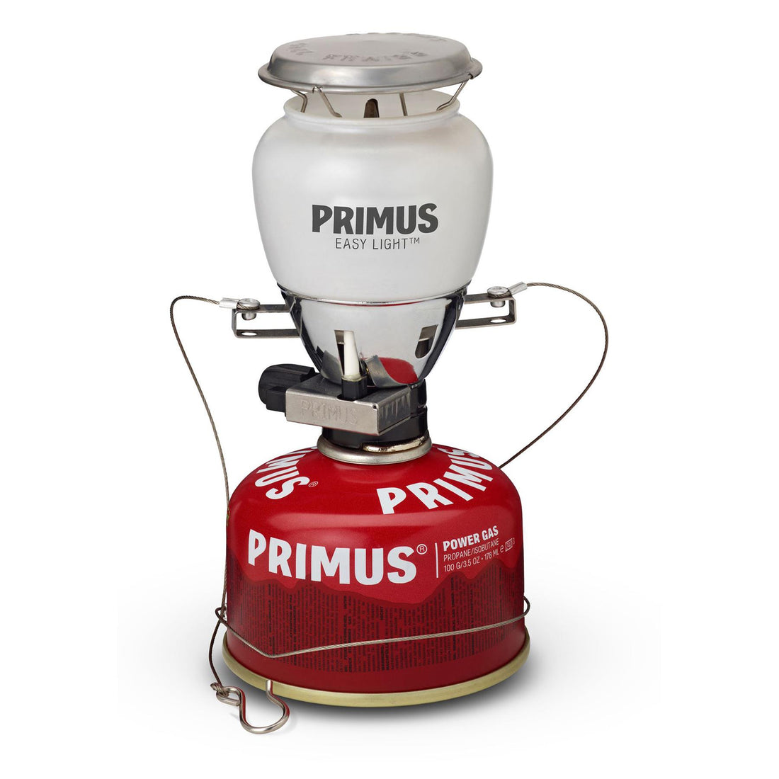 Latarnia gazowa Primus EasyLight 490 lumenów Camping Piesze wycieczki Zewnętrzna szklana lampa
