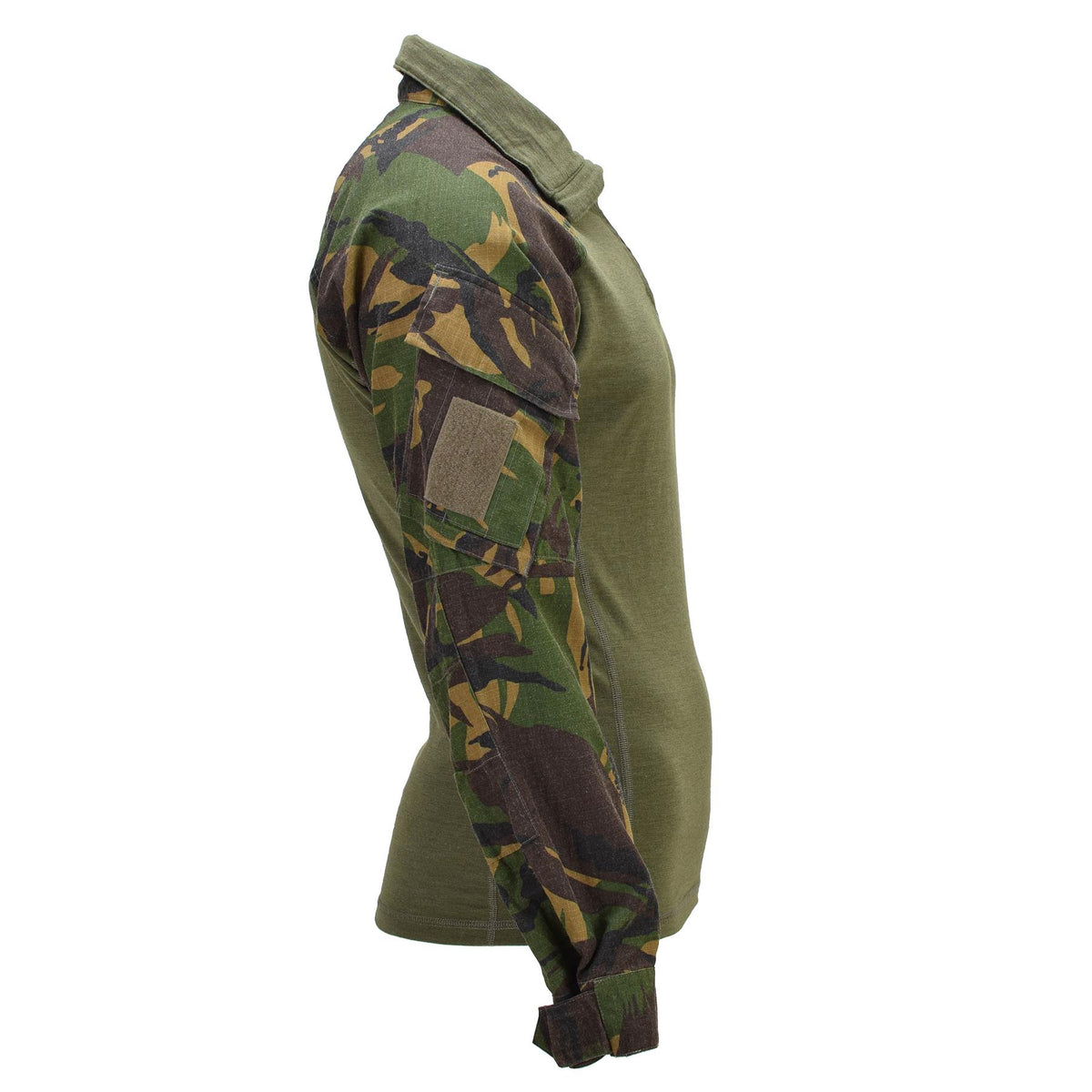Oryginalna holenderska koszula wojskowa bojowa Field Top Quarter Zip w kamuflażu DPM