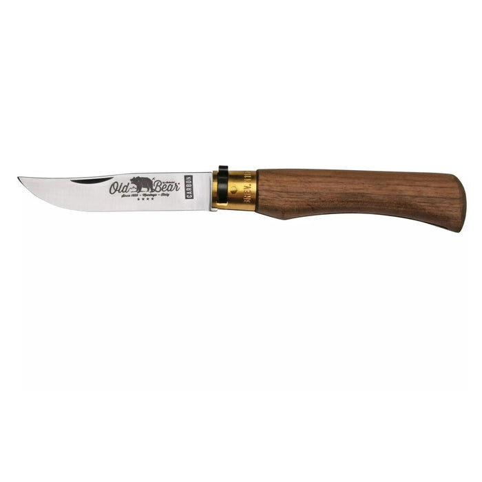 Scyzoryk Antonini Old Bear 10cm Ostrze z włókna węglowego C67 Rękojeść z drewna orzechowego - GoMilitar