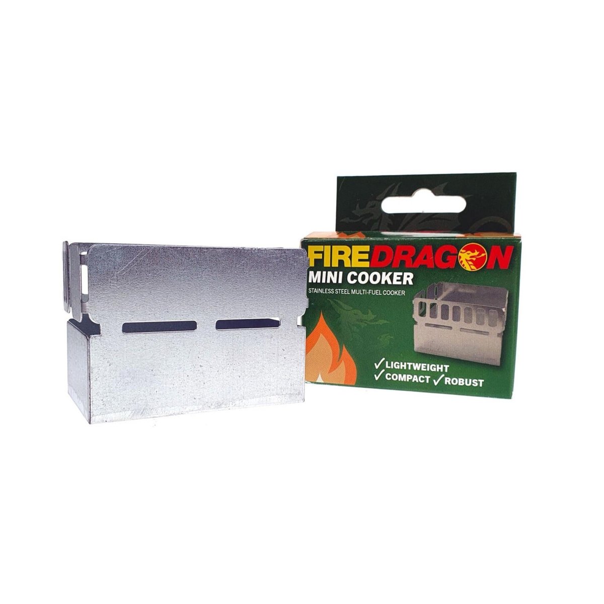 BCB FireDragon Mini Cooker MK2, solidna, aluminiowa kuchenka kempingowa do użytku zewnętrznego