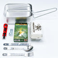 BCB Outdoor Goting Zestaw turystyczny Mess Mess Tins Tins Sett Can Otwarte Otwieracz napastnik