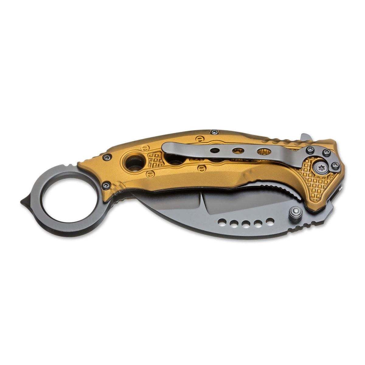 Składany scyzoryk karambit BOKER Black Scorpion hawkbill 440A ze stali nierdzewnej