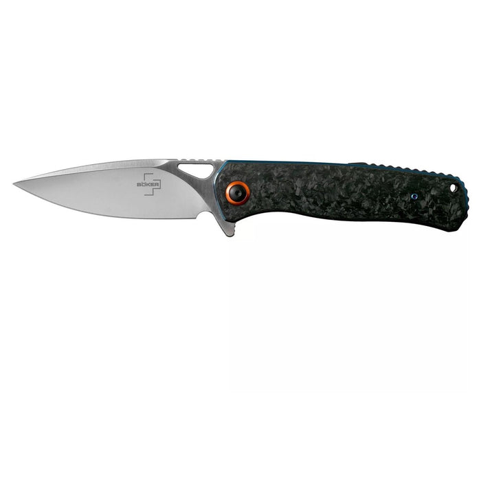 BOKER Plus Nebula Scyzoryk D2 Nóż składany ze stali nierdzewnej z karbonową rękojeścią - GoMilitar