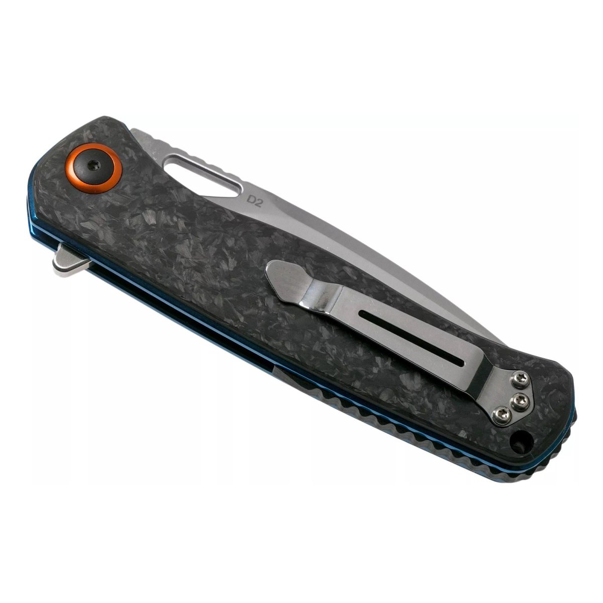 BOKER Plus Nebula Scyzoryk D2 Nóż składany ze stali nierdzewnej z karbonową rękojeścią