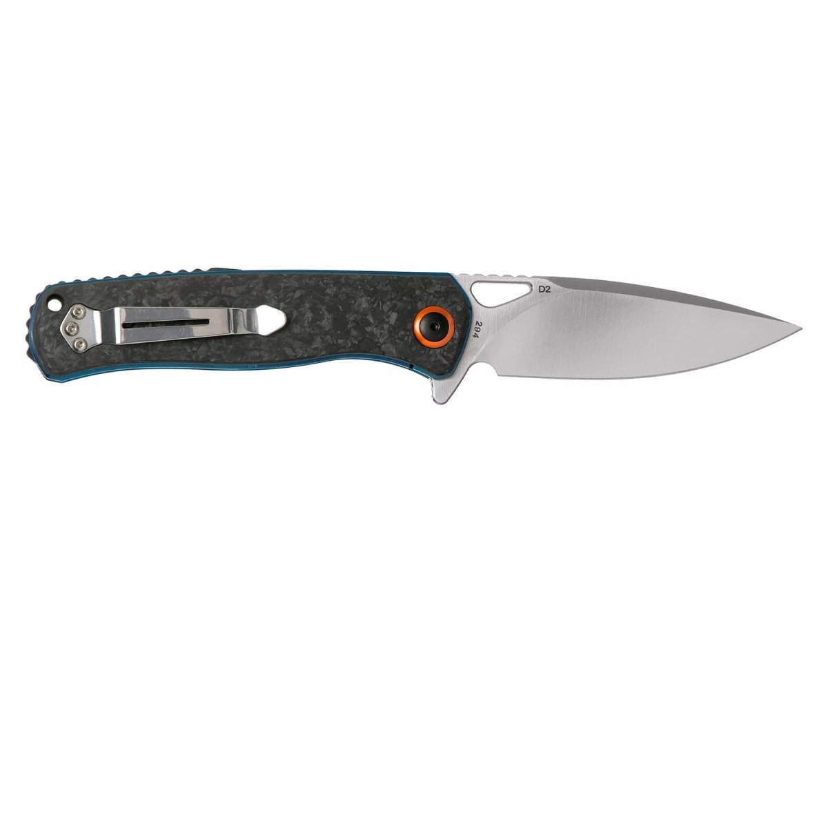 BOKER Plus Nebula Scyzoryk D2 Nóż składany ze stali nierdzewnej z karbonową rękojeścią