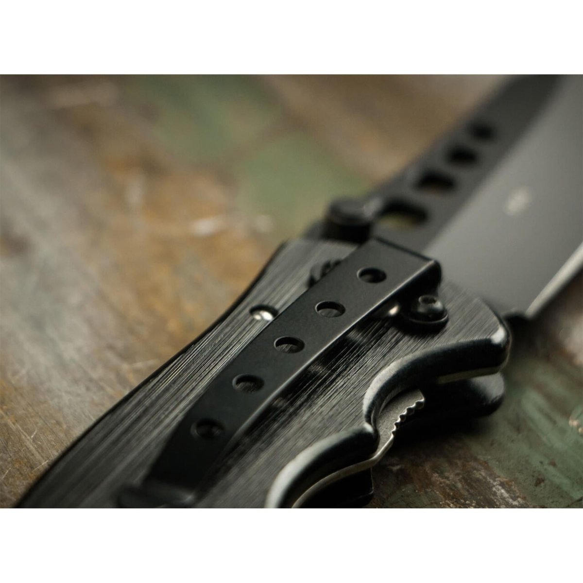 Nóż kieszonkowy BOKER Special Forces Tanto, rękojeść stalowa, aluminiowa, czarna, 440A