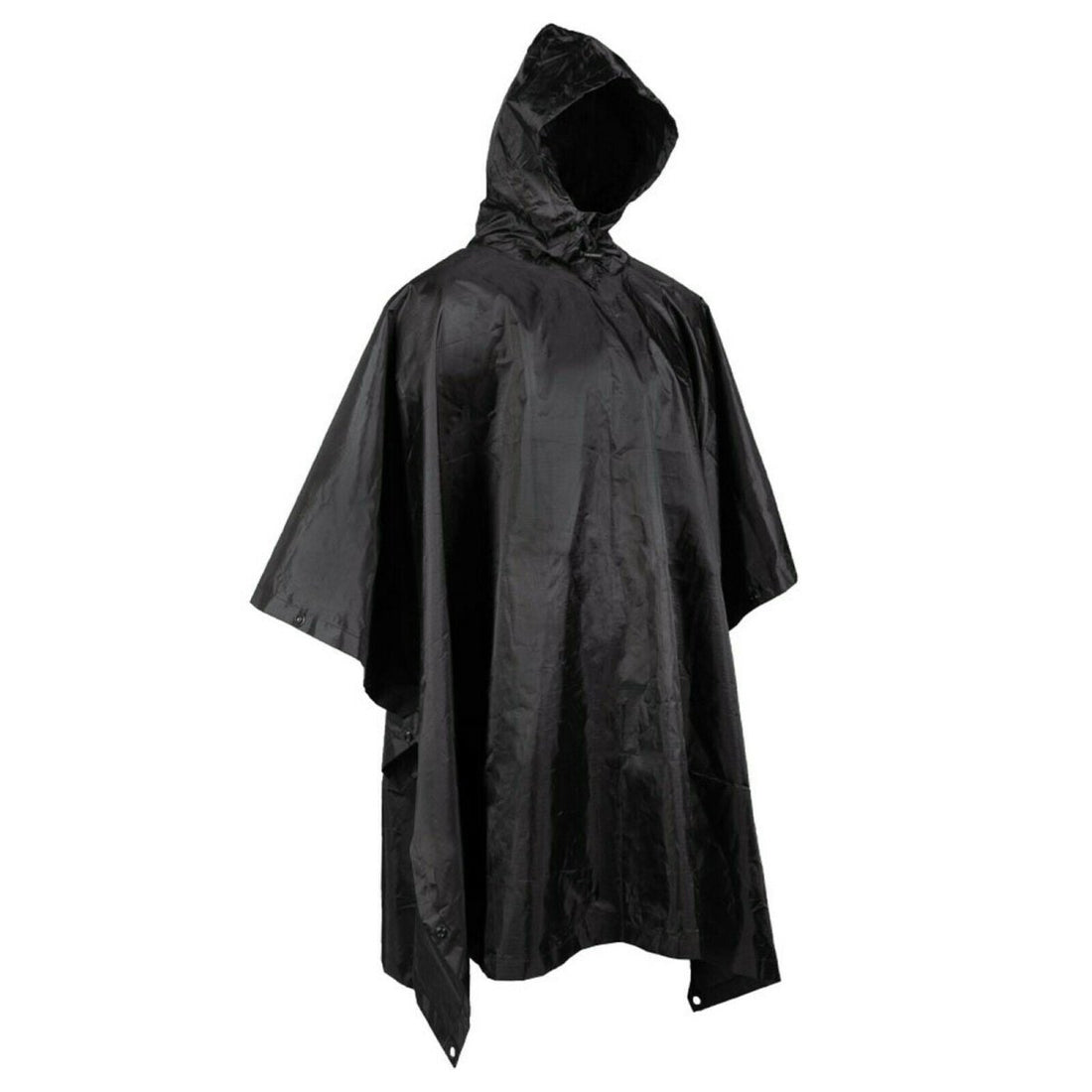 Wodoodporny deszcz w stylu armii marki Ripstop Poncho Cape Military Black
