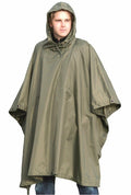 Wodoodporny deszcz w stylu armii marki Ripstop Poncho Cape Military O.D Olive Green