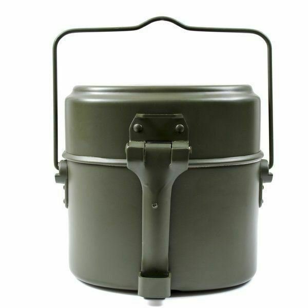 Zestaw do bałaganu BW Germany Army Style Aluminiowa replika melonika wojskowego, 3-częściowa - GoMilitar