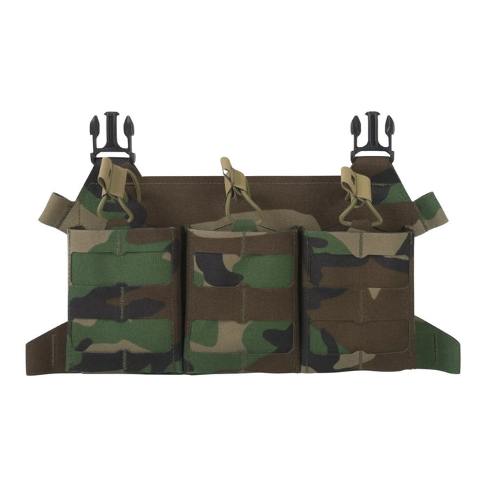 Pokrowiec szkieletowy Direct Action z potrójną klapą na magazynki Woodland Camo - GoMilitar