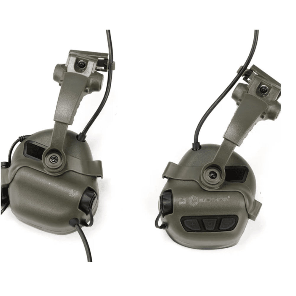 Adapter szynowy do hełmu EARMOR M16A ARC Ochronniki słuchu serii PLUS Coyote Brown
