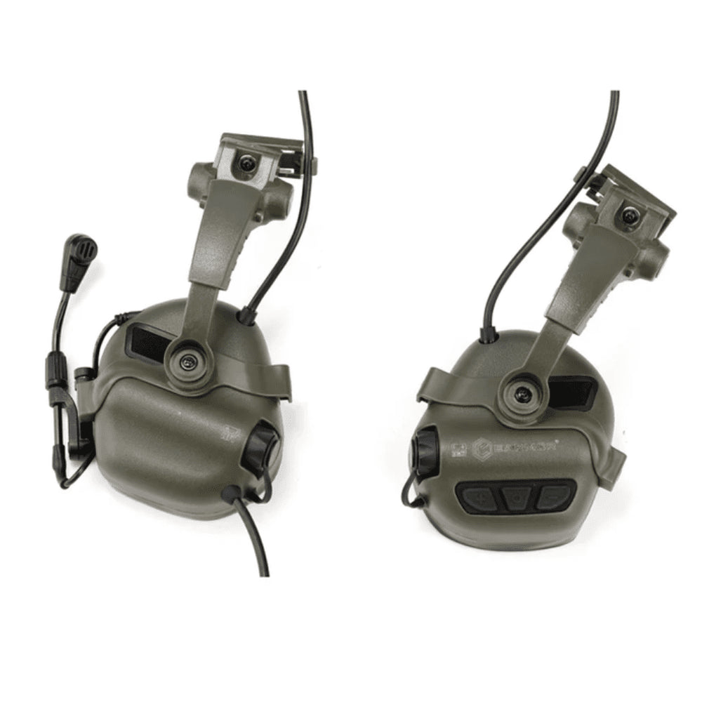 Adapter szynowy do hełmu EARMOR M16A ARC Ochronniki słuchu serii PLUS Coyote Brown