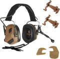 Elektroniczne ochronniki słuchu EARMOR M32X PLUS Adaptery na szynę ARC Coyote Brown