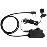 Earmor M52-KEN Adapter PTT Kenwood Baofeng Radio Słuchawki Taktyczne Czarne