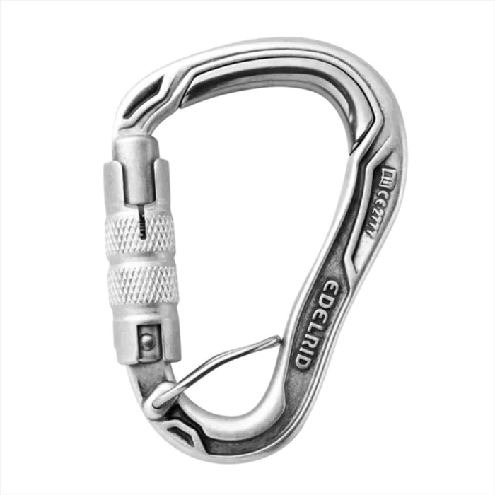 Edelrid HMS Kuloodporny karabinek Triple FG Eco Carabiner Triple Action z blokadą śrubową - GoMilitar
