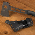 Eka marka Eka Hatchblade W1 Hand Axe Lekki czarny czarny uchwyt G10 12c27 Stal