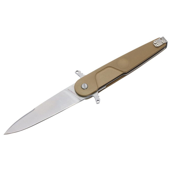 Scyzoryk ExtremaRatio BD2 LUCKY DESERT Bohler N690 stalowe ostrze gładkie - GoMilitar
