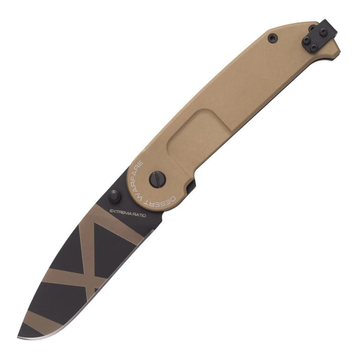 Taktyczny nóż składany ExtremaRatio BF2 CD DESERT WARFARE N690 double liner lock - GoMilitar