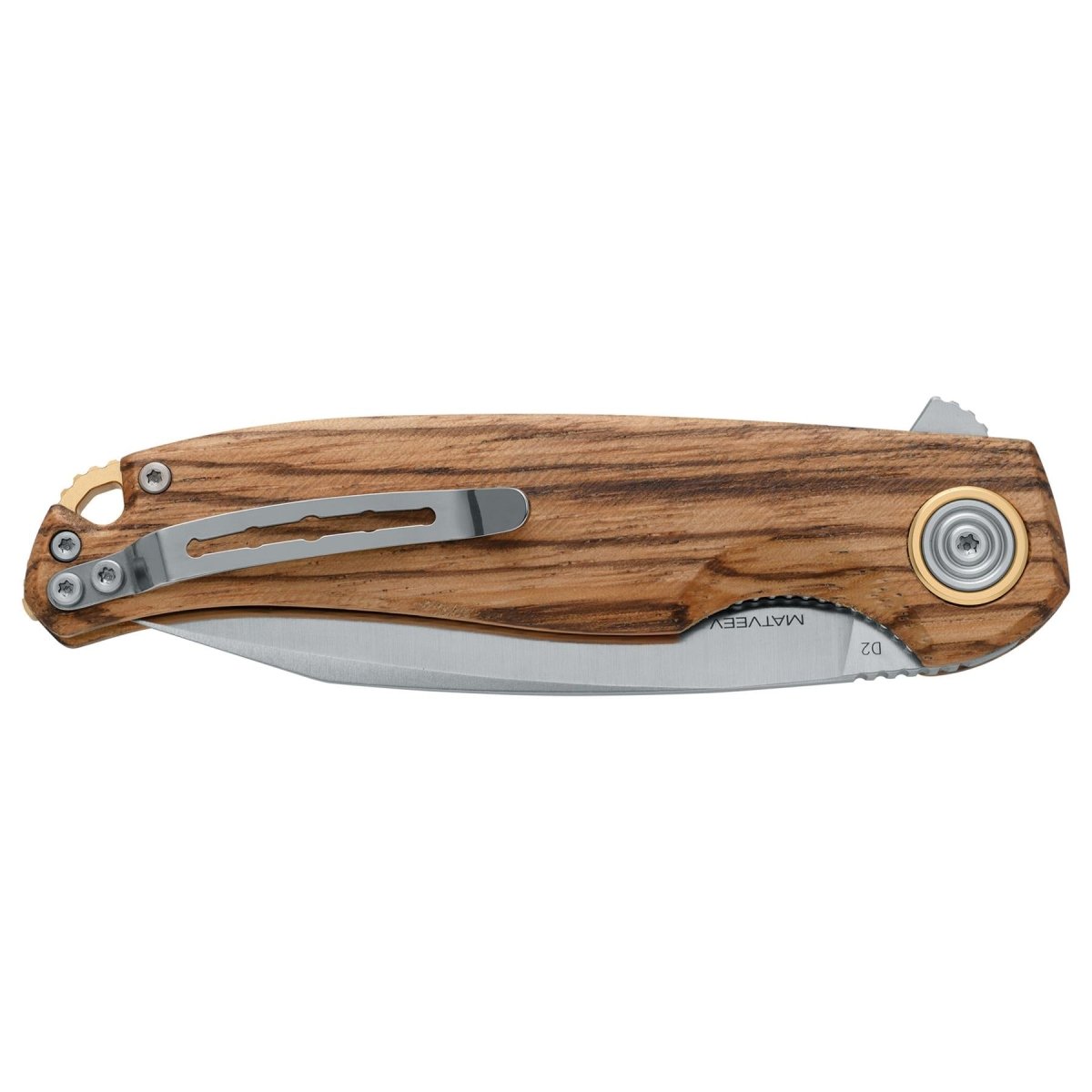 Fox Knives ARGUS składany scyzoryk Drop Point 59-61 HRC stal nierdzewna D2