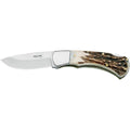 Nóż Fox Knives marki Włochy Silver Line z rękojeścią ze stali nierdzewnej z rogu jelenia