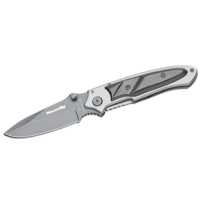 Fox Knives Markowy scyzoryk składany pokryty tytanem ze stali nierdzewnej 440 w kolorze czarnym - GoMilitar