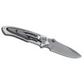 Fox Knives Markowy scyzoryk składany, pokryty tytanem, ze stali nierdzewnej 440 w kolorze czarnym