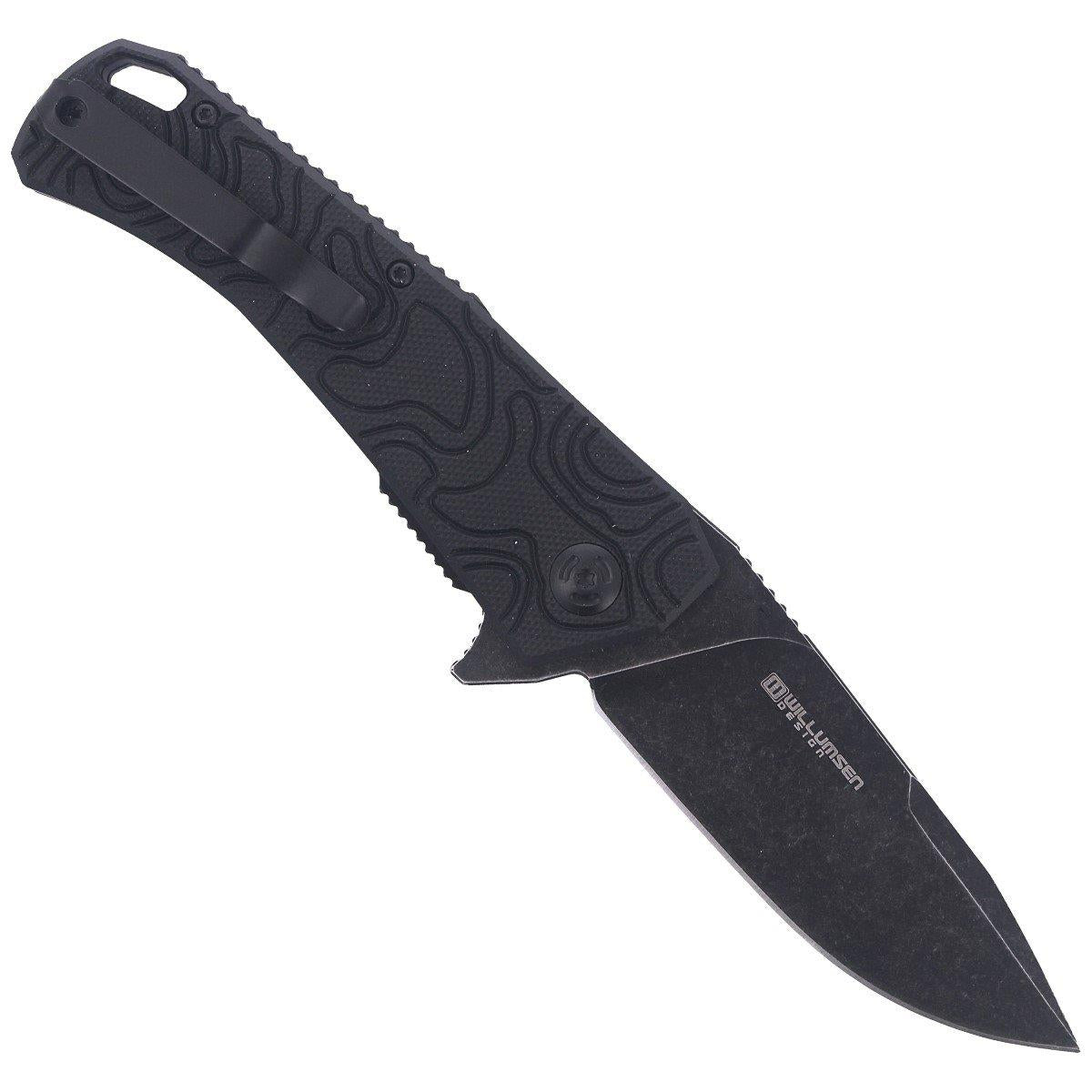 Składany scyzoryk Fox Knives ECHO 1 z czarną powłoką Idroglider Stone Wash