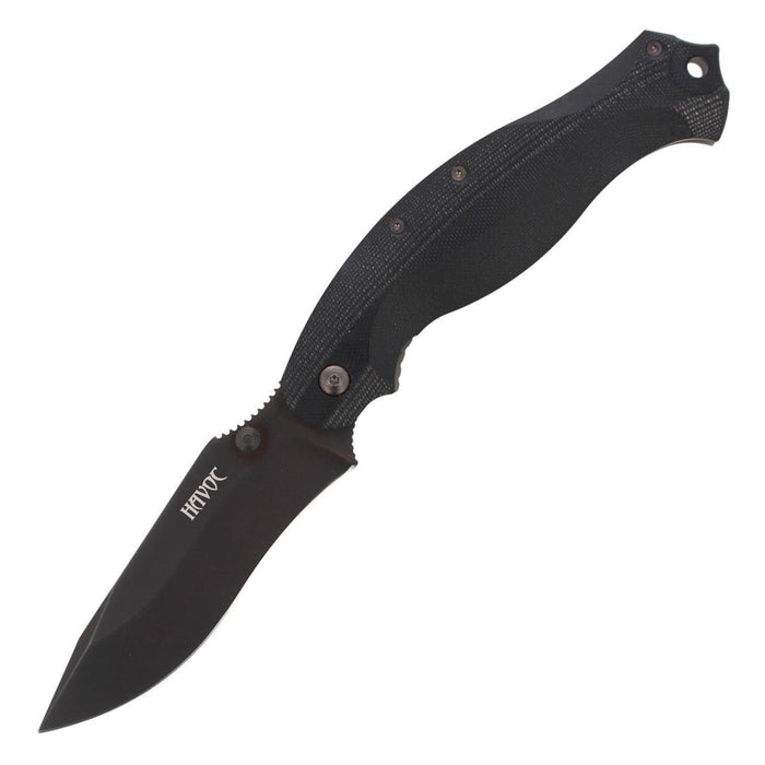 Nóż składany Fox Knives HAVOC typu drop point, tytanowa rama z blokadą, stal N690Co - GoMilitar