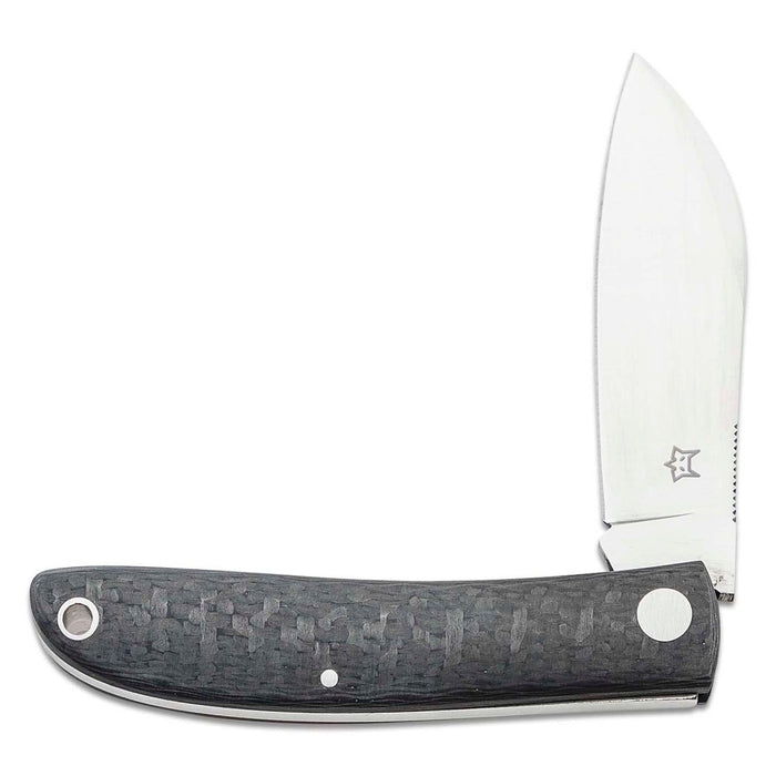 Fox Knives LIVRI Scyzoryk składany w kształcie owczej stopy 61 HRC M390 stal węglowa - GoMilitar