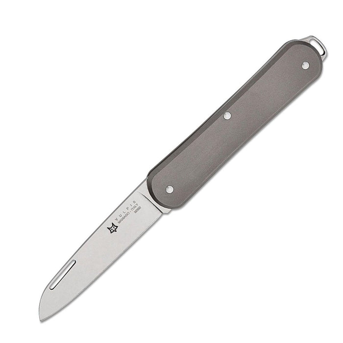 Fox Knives Składany scyzoryk VULPIS ze stali nierdzewnej M390 z tytanową rękojeścią - GoMilitar