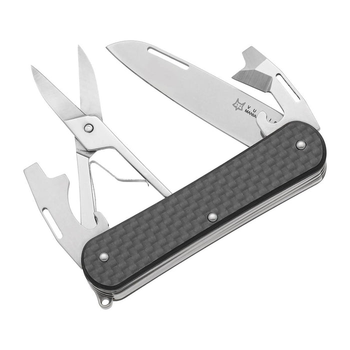 Fox Knives VULPIS FX-VP130-F4 CF Multitoolowy scyzoryk ze stali nierdzewnej M390 - GoMilitar