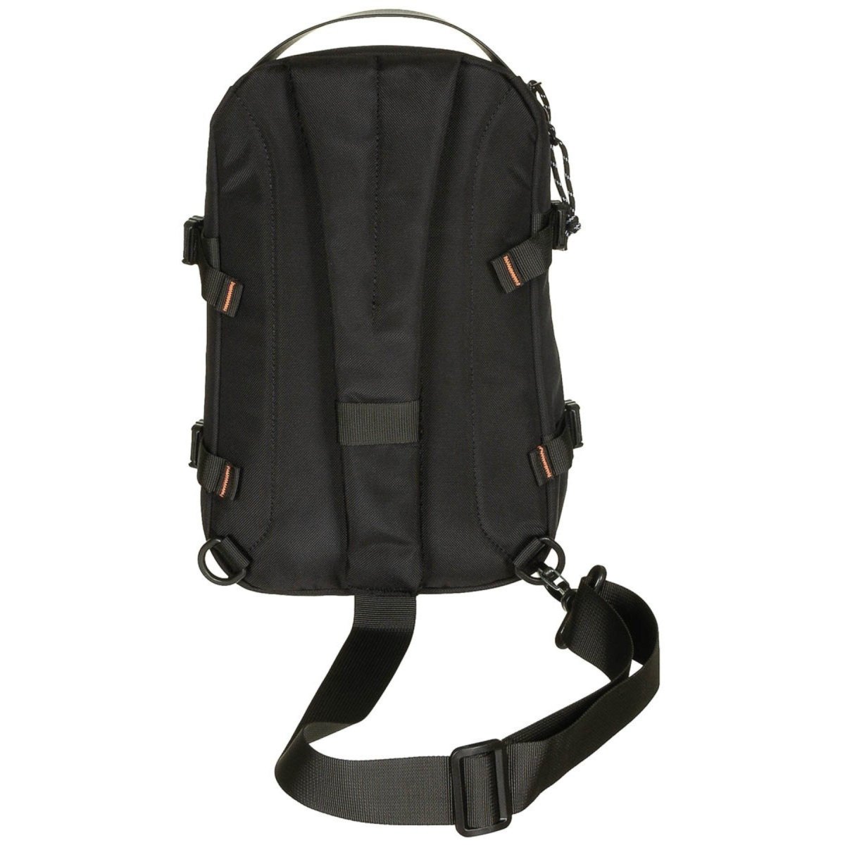 Kompaktowa torba na ramię Fox Outdoor 5L z wyściełanym paskiem, poliester, czarna