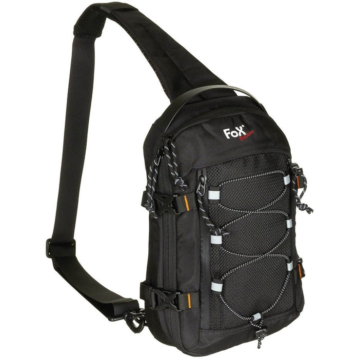 Kompaktowa torba na ramię Fox Outdoor 5L z wyściełanym paskiem, poliester, czarna - GoMilitar