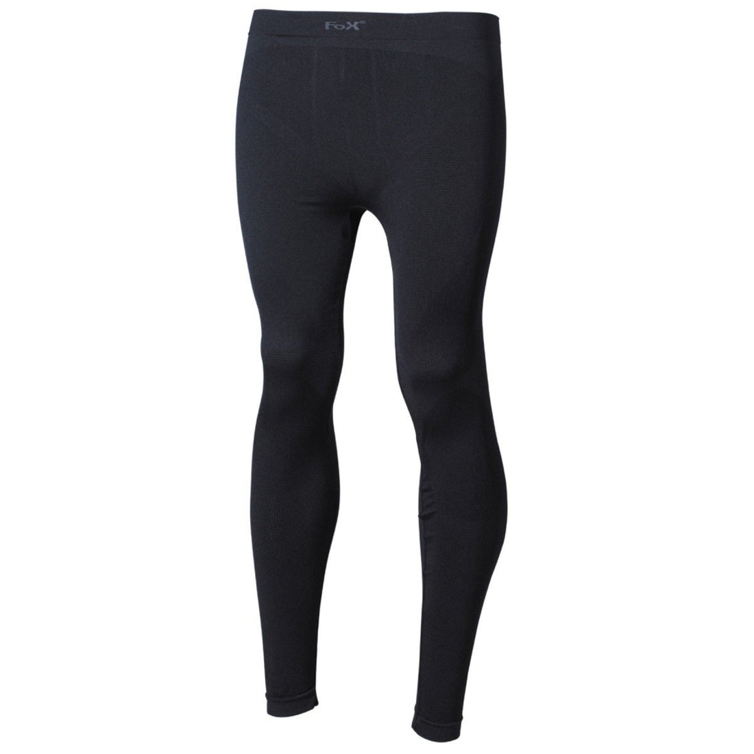 Kalesony Fox Outdoor Thermal Oddychająca, elastyczna tkanina Szybkoschnąca, czarna