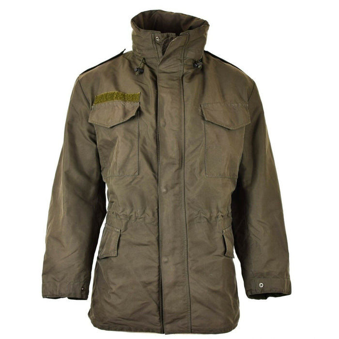 Oryginalna kurtka bojowa armii austriackiej M65 GoreTex wojskowa oliwkowa Parka wodoodporna - GoMilitar