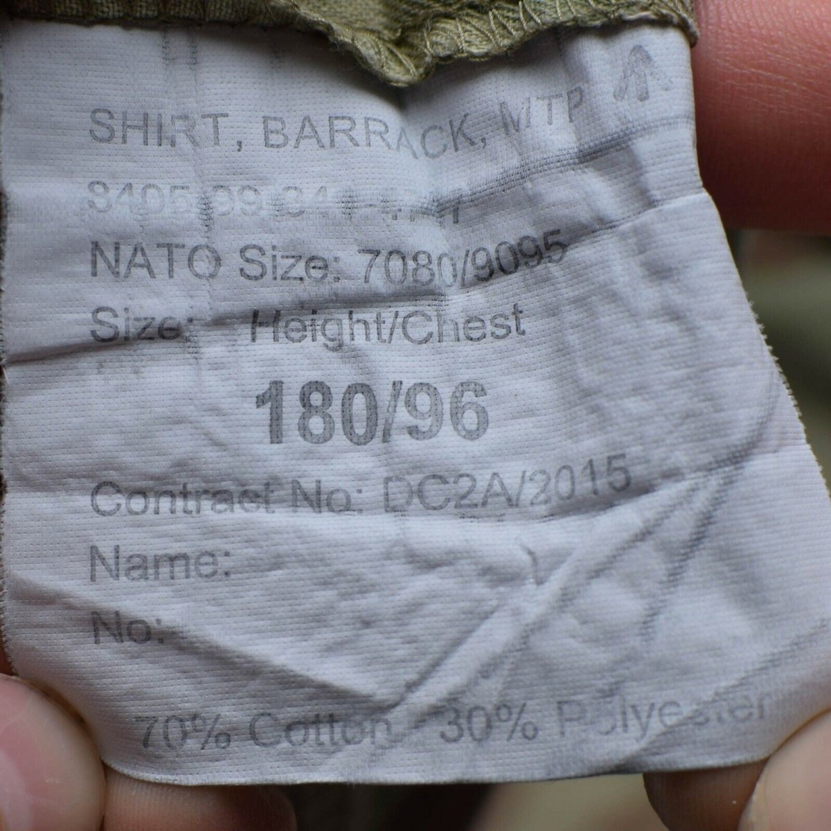 Prawdziwy wydanie armii brytyjskiej Walka MTP Field Jacket Multicam Wojska koszula