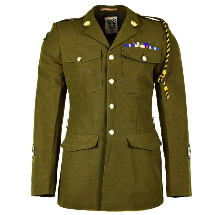 Oryginalny mundur armii brytyjskiej Olive Khaki Marynarka wizytowa OD, wydanie wojskowe - GoMilitar