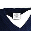 Prawdziwy brytyjska policja pullover skoczek niebieski sweter w dekolcie Nowy