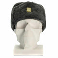 Oryginalny czeski czapkę wojskową kapelusz zimowy Ushanka Grey Olive Hat z odznaką nową