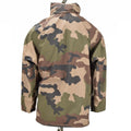 Oryginalny wodoodporna armia armii francuskiej Camo Goretex z kapturem deszczowy parka