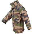 Oryginalny wodoodporna armia armii francuskiej Camo Goretex z kapturem deszczowy parka
