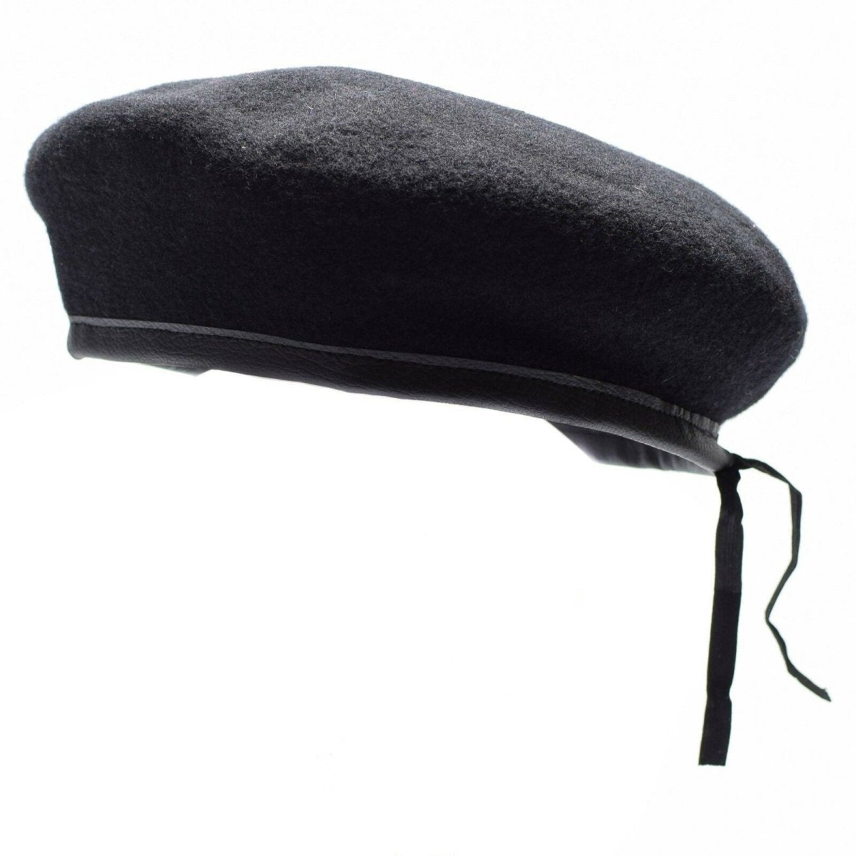 Oryginalny armia niemiecka czarna beret czapka wojskowa czapka wełny nowa nowa