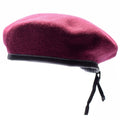 Oryginalny armia niemieckiej Burgundii Wine Beret Command Command Cap Wełna Nowa Jakość