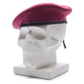 Oryginalny armia niemieckiej Burgundii Wine Beret Command Command Cap Wełna Nowa Jakość