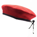 Oryginalny armia niemieckiej koralowca czerwona beret command command cape wełna nowa nowa