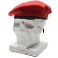 Oryginalny armia niemieckiej koralowca czerwona beret command command cape wełna nowa nowa